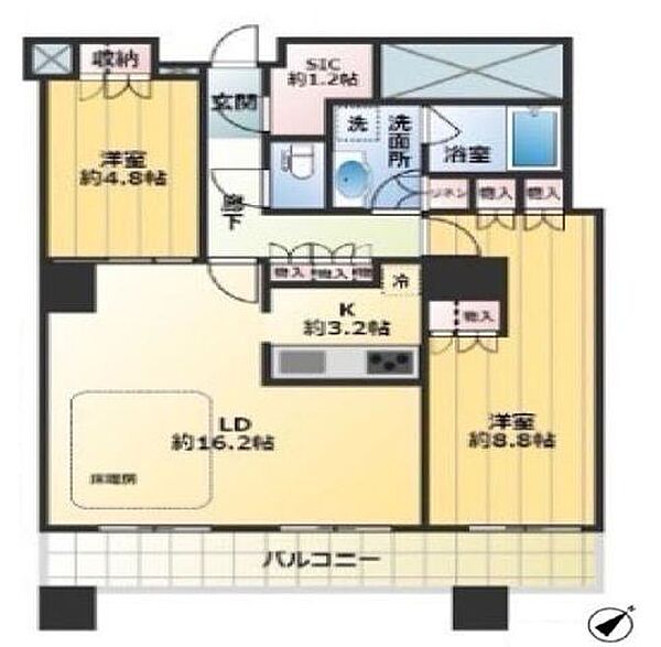 間取りを拡大表示