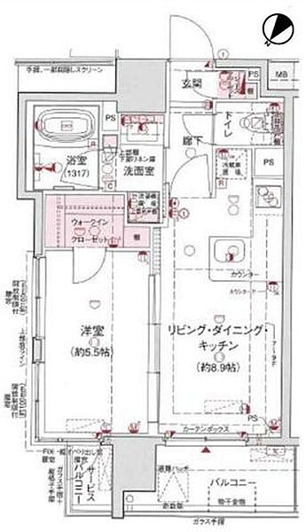 間取りを拡大表示