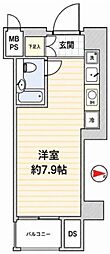 ルネ御苑プラザ ワンルームの間取図画像