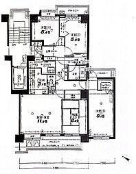 エステ・スクエアふれあいの丘 4LDKの間取図画像