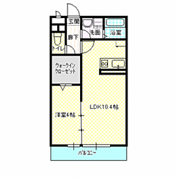 間取図画像 1LDK
