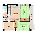 川端マンション23階5.0万円