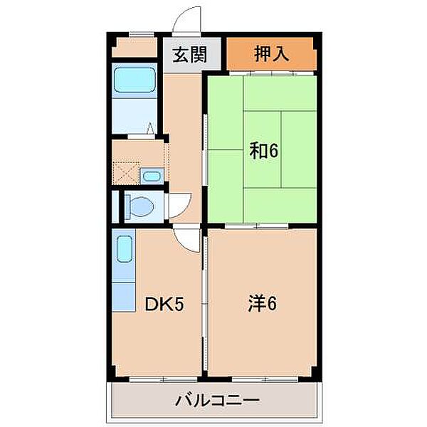 マンションＫＥＩＨＯ ｜和歌山県和歌山市松島(賃貸マンション2DK・3階・41.00㎡)の写真 その2