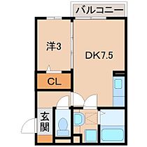 ウィット紀三井寺  ｜ 和歌山県和歌山市三葛（賃貸アパート1DK・2階・29.50㎡） その2