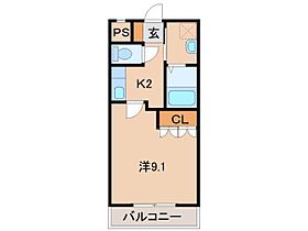 シャングリラI  ｜ 和歌山県和歌山市府中（賃貸アパート1K・2階・30.00㎡） その2