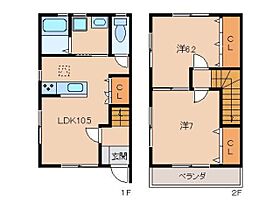 メゾネット坂田  ｜ 和歌山県和歌山市坂田（賃貸アパート2LDK・1階・59.62㎡） その2