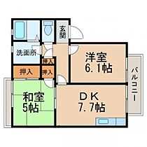 フレグランスさつき  ｜ 和歌山県和歌山市三葛（賃貸アパート2DK・2階・46.78㎡） その2