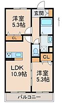 シャーメゾン吉礼II  ｜ 和歌山県和歌山市吉礼（賃貸アパート2LDK・2階・52.58㎡） その2