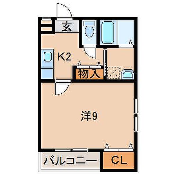 和歌山県和歌山市太田1丁目(賃貸アパート1K・2階・30.12㎡)の写真 その2