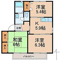 和歌山県和歌山市福島（賃貸アパート3K・2階・54.07㎡） その2