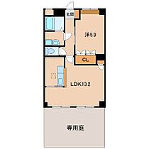 和歌山県和歌山市田尻（賃貸マンション1LDK・1階・45.63㎡） その2