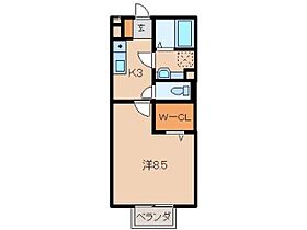 和歌山県和歌山市福島（賃貸アパート1K・2階・30.03㎡） その2