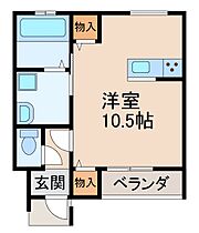 クラウンハイツ砂山南II  ｜ 和歌山県和歌山市砂山南1丁目（賃貸アパート1R・1階・29.40㎡） その2