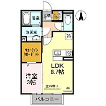 和歌山県和歌山市東高松2丁目（賃貸アパート1LDK・2階・33.39㎡） その2