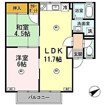 和歌山県和歌山市松江東3丁目（賃貸アパート2LDK・2階・48.70㎡） その2