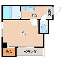 メゾン・ド・モニカ  ｜ 和歌山県和歌山市新通1丁目（賃貸マンション1K・2階・18.51㎡） その2