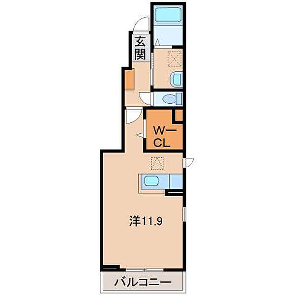 シャノワールII ｜和歌山県和歌山市三葛(賃貸アパート1R・1階・32.94㎡)の写真 その2