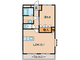 シャインハピサス  ｜ 和歌山県海南市重根西2丁目（賃貸アパート1LDK・1階・45.63㎡） その2