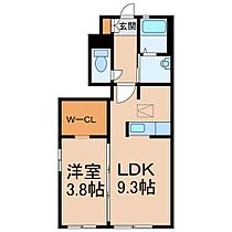 シャーメゾン北出島  ｜ 和歌山県和歌山市北出島（賃貸アパート1LDK・1階・35.00㎡） その2