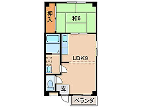 コーポ菖蒲  ｜ 和歌山県和歌山市木ノ本（賃貸マンション1LDK・2階・33.12㎡） その2