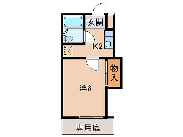 メゾンフェリス栄谷 ｜和歌山県和歌山市栄谷(賃貸アパート1K・1階・20.16㎡)の写真 その2