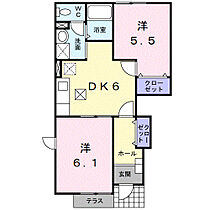 アルト・ピアーノ有本II  ｜ 和歌山県紀の川市桃山町調月（賃貸アパート2DK・1階・42.77㎡） その2