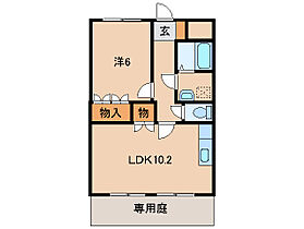 アンジュー壱号館  ｜ 和歌山県紀の川市打田（賃貸アパート1LDK・1階・41.04㎡） その2