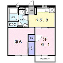 ルレーブ榎原  ｜ 和歌山県和歌山市榎原（賃貸アパート2K・2階・42.23㎡） その2