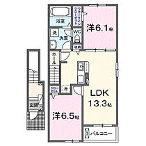 サンリットIII  ｜ 和歌山県和歌山市内原（賃貸アパート2LDK・2階・59.55㎡） その2