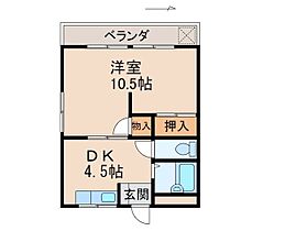 ルピナスかつらぎB  ｜ 和歌山県伊都郡かつらぎ町大字西渋田（賃貸マンション1DK・2階・34.71㎡） その2