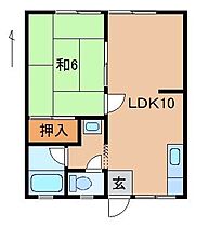 田中ハイツ  ｜ 和歌山県橋本市御幸辻（賃貸アパート1LDK・2階・34.56㎡） その2