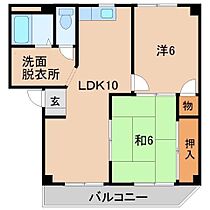 コーポたまがわ  ｜ 和歌山県橋本市賢堂（賃貸マンション2LDK・2階・47.24㎡） その2