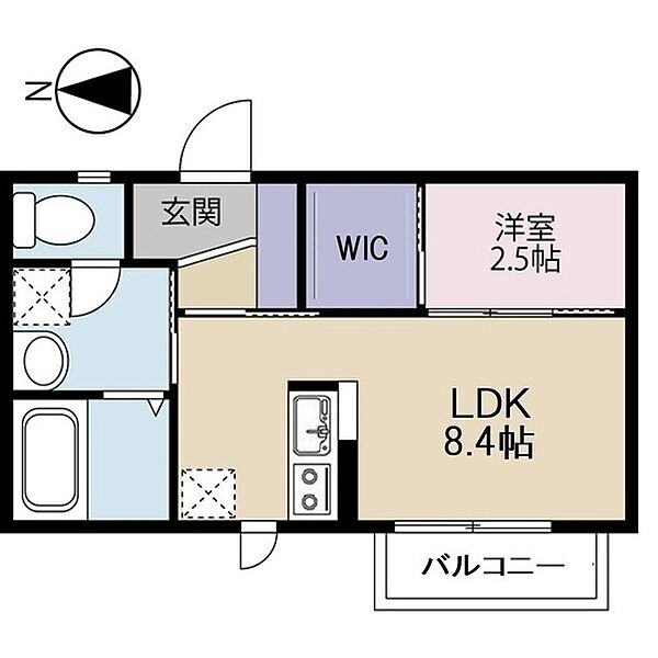 アミューズ 102｜埼玉県さいたま市南区別所2丁目(賃貸アパート1LDK・1階・30.45㎡)の写真 その2