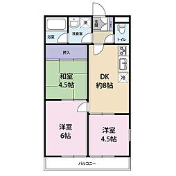 MAC北戸田コート 3DKの間取図画像