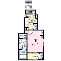 チェリーブロッサム 101 ｜ 埼玉県さいたま市西区指扇（賃貸アパート1K・1階・29.72㎡） その2