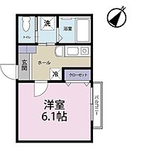 ＫＳハイツ宮原II 102 ｜ 埼玉県さいたま市北区宮原町3丁目（賃貸アパート1K・1階・21.47㎡） その2