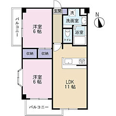 物件の間取り