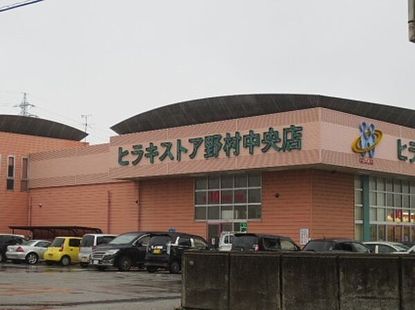 周辺：スーパー「ヒラキストア野村中央店まで494m」