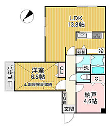 VIVAGE 1SLDKの間取図画像