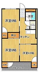 グランドステージ白金 3Kの間取図画像