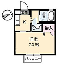 ヴィラージュ 102 ｜ 鳥取県米子市旗ヶ崎5丁目5-21（賃貸アパート1K・1階・22.77㎡） その2