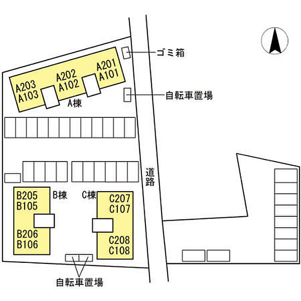 ラシェットエムザA棟 202｜鳥取県米子市西福原8丁目(賃貸アパート2LDK・2階・58.48㎡)の写真 その30