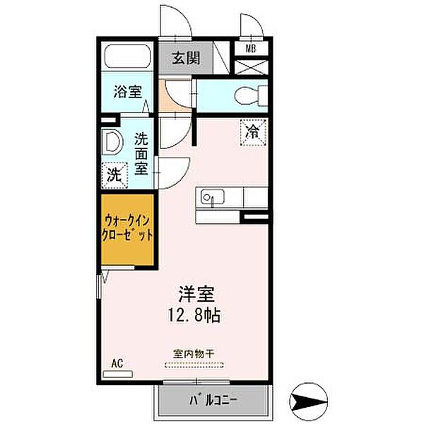 ブランシェ 302｜鳥取県米子市両三柳(賃貸アパート1R・3階・34.03㎡)の写真 その2