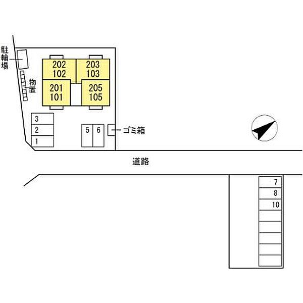 サンリット 205｜鳥取県米子市旗ヶ崎2丁目(賃貸アパート1R・2階・32.95㎡)の写真 その29