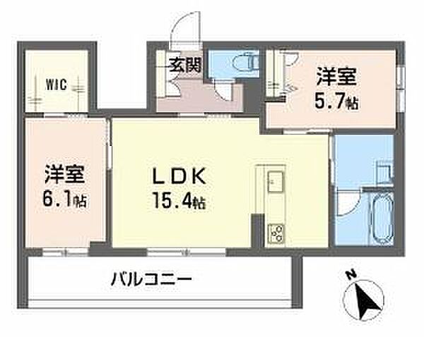 シャーメゾンエグゼクティブ東福原 102｜鳥取県米子市東福原1丁目(賃貸マンション2LDK・1階・63.40㎡)の写真 その2