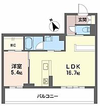 シャーメゾンエグゼクティブ東福原 303 ｜ 鳥取県米子市東福原1丁目58-1（賃貸マンション1LDK・3階・51.75㎡） その2