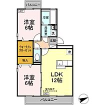 リビングタウン弓ヶ浜Ｃ棟 302 ｜ 鳥取県米子市両三柳5227（賃貸アパート2LDK・2階・56.30㎡） その2