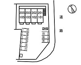 プラージュ 105 ｜ 鳥取県米子市皆生温泉2丁目19-45（賃貸アパート1K・1階・28.45㎡） その10