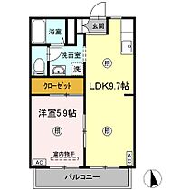 フェリモ 202 ｜ 鳥取県米子市東福原3丁目1-25（賃貸アパート1LDK・1階・40.00㎡） その2