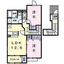 スタイル・カウンシル　Ａ 205 ｜ 鳥取県西伯郡日吉津村大字富吉107-5（賃貸アパート2LDK・2階・66.80㎡） その2